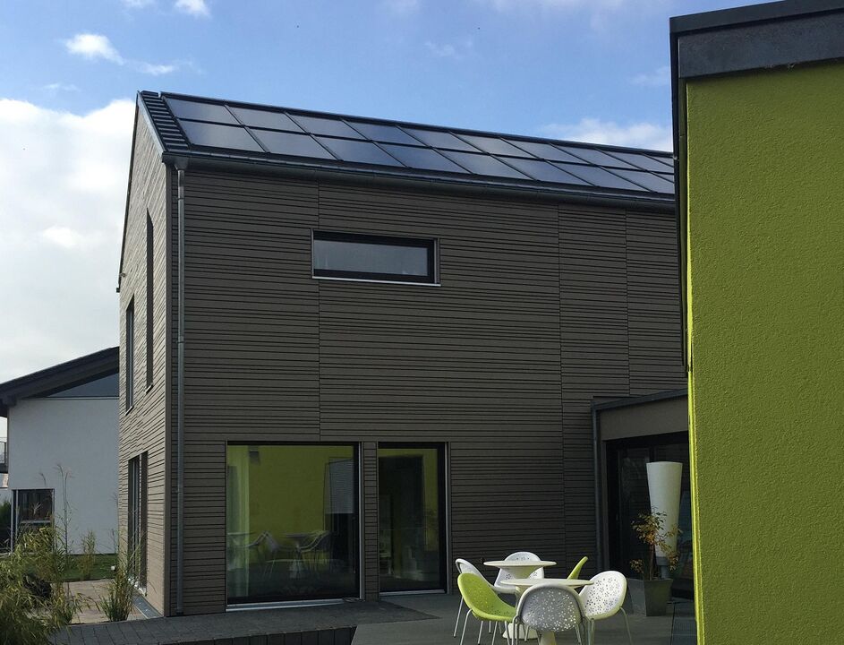 use of panels in a private house