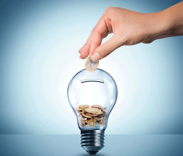 image symbolizing saving money on electricity